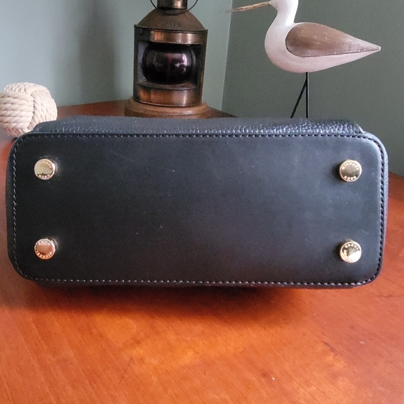 Michael Kors Sienna Medium Pebbled Leather Satchel Black w/ Gold-tone Hardware - Picture 7 of 14